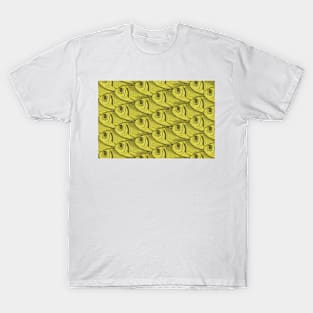 Yellow Fish Pattern T-Shirt